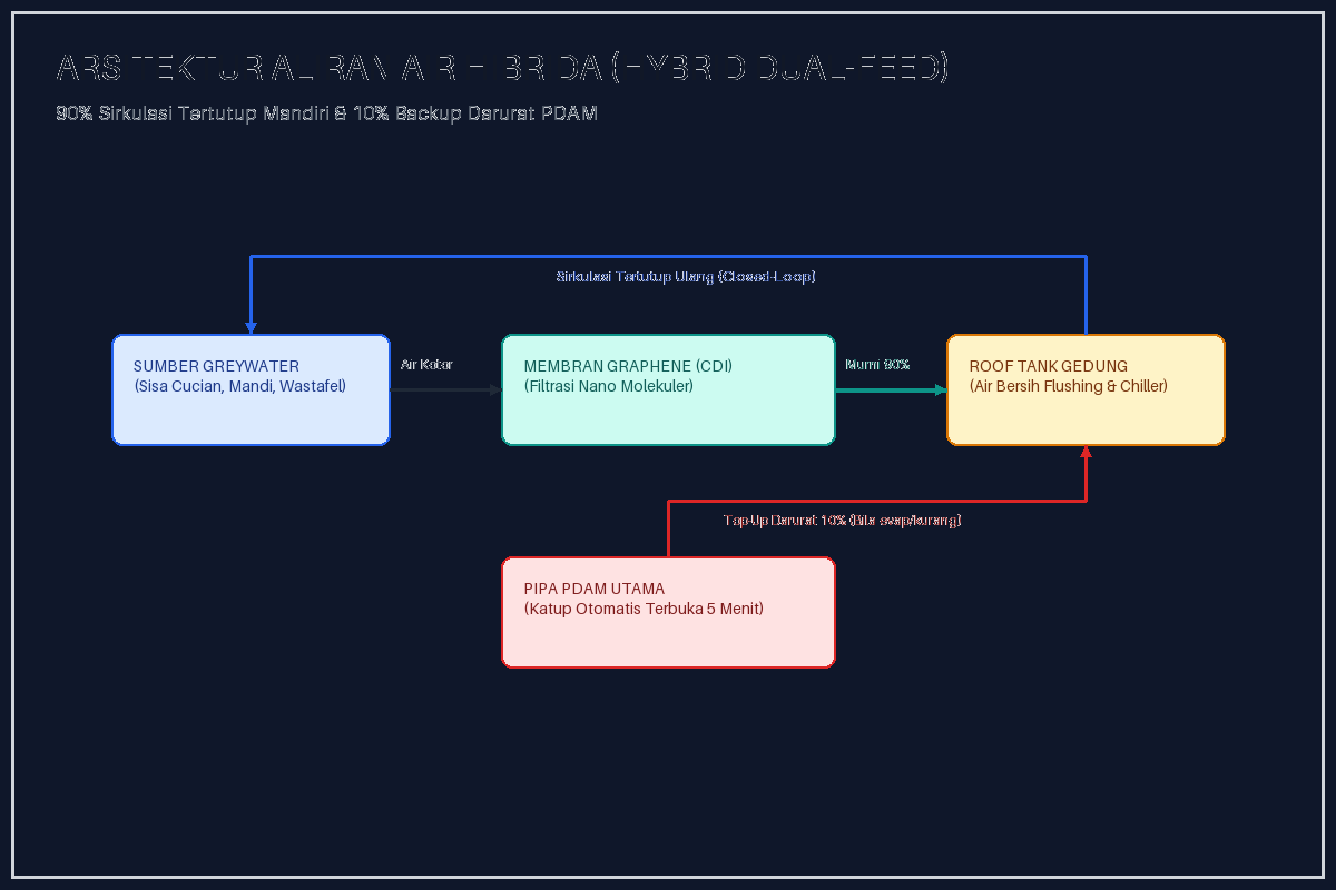 Diagram Arsitektur Aliran Air Hibrida